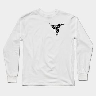 Black Celtic Tattoo Long Sleeve T-Shirt